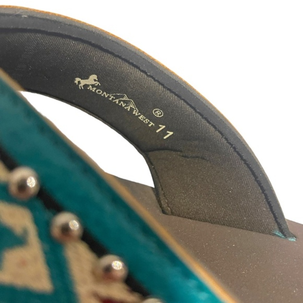 Montana‎ West ~ Concho Aztec Flip Flops ~ NWOT ~ 11 - Picture 9 of 9